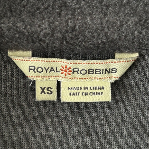 Royal Robbins Departures Gray Fleece Zip Up Jacket - Picture 16 of 16